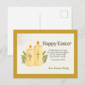 Gepersonaliseerd Briefkaart van het Katholieke Paa (Voorkant / Achterkant)