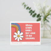 Gepersonaliseerd Briefkaart voor zelfmotivatie (Staand voorkant)