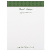 Gepersonaliseerd Briefpapier voor de kerstfeestdag