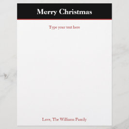 Gepersonaliseerd Briefpapier voor kerstfeestdagen