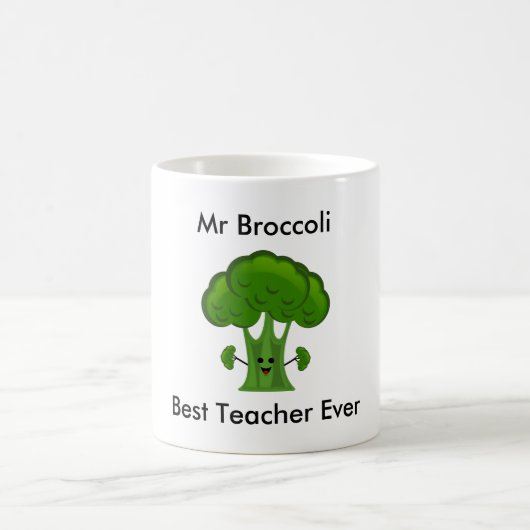 Gepersonaliseerd, Broccoli, Beste leraar ooit Koffiemok (Center)