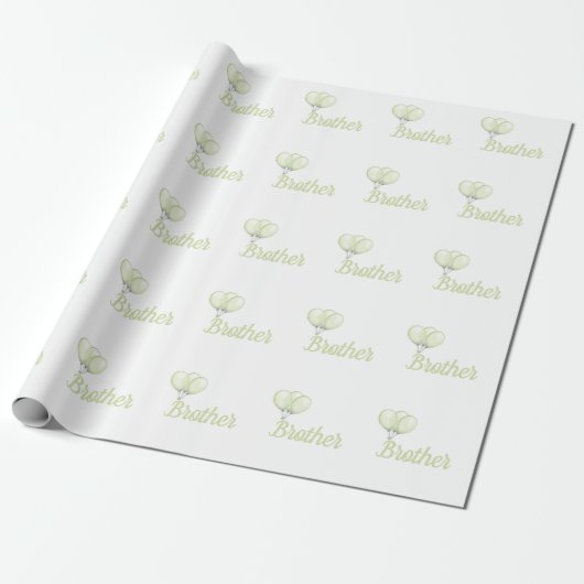 Gepersonaliseerd broeder inpakpapier (Uitgerold)