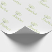 Gepersonaliseerd broeder inpakpapier (Hoek)
