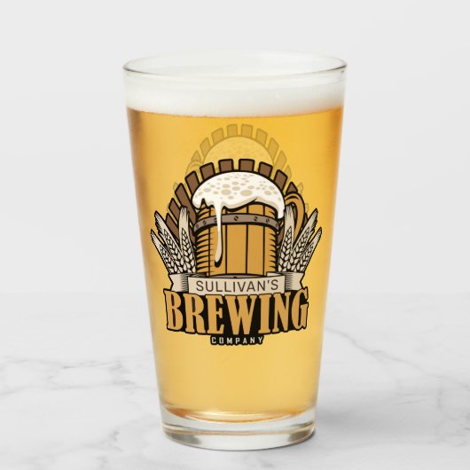 Gepersonaliseerd brouwerijbassins voor brouwerijen glas (Voorkant gevuld)