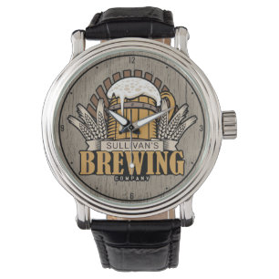 Gepersonaliseerd brouwerijbassins voor brouwerijen horloge