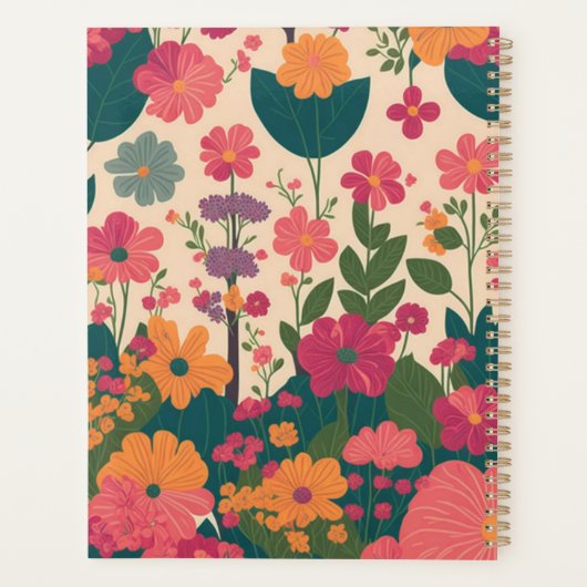 Gepersonaliseerd bruidsmeisje cadeau idee planner (Achterkant)