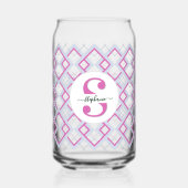 Gepersonaliseerd bruidsmeisje naam cadeau voor haa blikvorm glas (Achterkant)