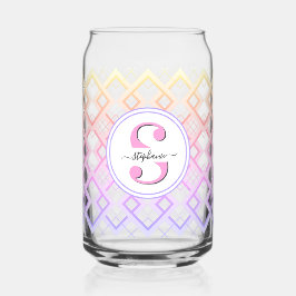 Gepersonaliseerd bruidsmeisje naam cadeau voor haa blikvorm glas