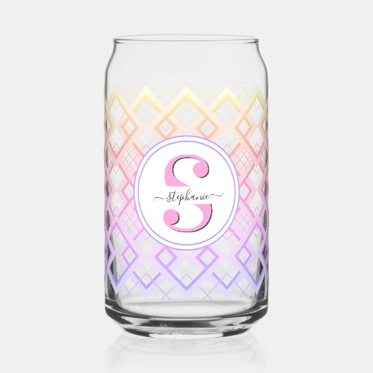 Gepersonaliseerd bruidsmeisje naam cadeau voor haa blikvorm glas (Voorkant)