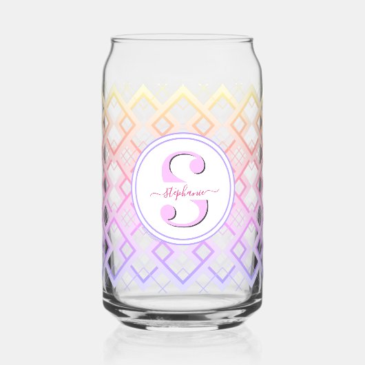 Gepersonaliseerd bruidsmeisje naam cadeau voor haa blikvorm glas (Achterkant)