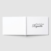 Gepersonaliseerd bruiloft gastenboek (Volledig)