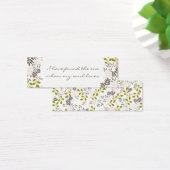 Gepersonaliseerd bruiloft uitnodiging Verfraaiing  Mini Visitekaartjes (Bureau)