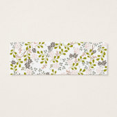 Gepersonaliseerd bruiloft uitnodiging Verfraaiing  Mini Visitekaartjes (Achterkant)