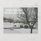 Gepersonaliseerd buffel-Afbeeldingen WinterStorm Briefkaart (Voorkant)