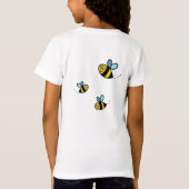 Gepersonaliseerd Bumblebee Patroon T-Shirt (Achterkant)