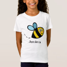 Gepersonaliseerd Bumblebee Patroon T-Shirt