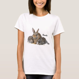 Gepersonaliseerd Bunny Family Shirt