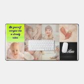 Gepersonaliseerd bureaumat met uw foto en naam (Keyboard & Muis)