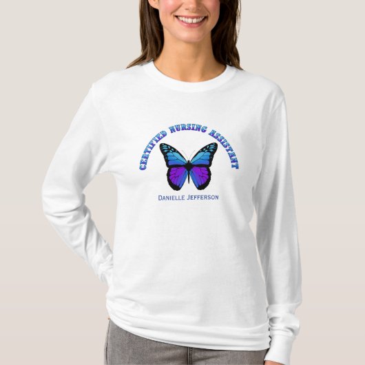 Gepersonaliseerd: Buttefly: CNA T-Shirt (Voorkant)