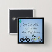 Gepersonaliseerd Button fietsen (Voorkant /achterkant)