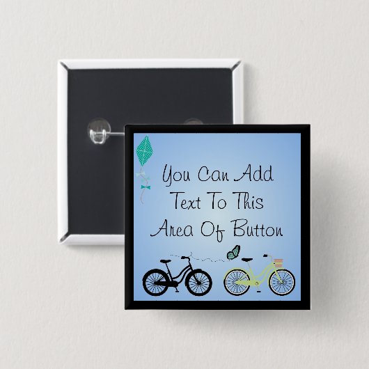 Gepersonaliseerd Button fietsen (Voorkant /achterkant)