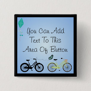 Gepersonaliseerd Button fietsen