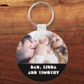 Gepersonaliseerd Button Sleutelhanger (Voorkant)