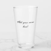Gepersonaliseerd cadeau, aangepast glas (Voorkant)