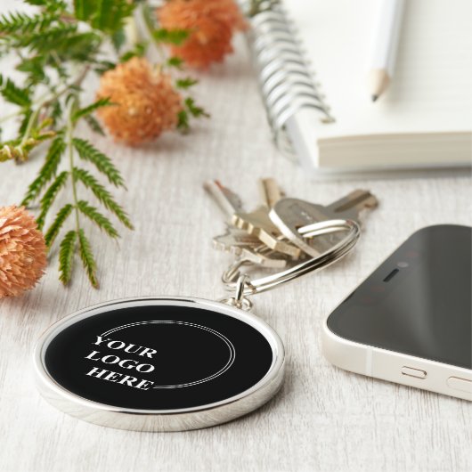 Gepersonaliseerd cadeau idee Creëer uw eigen ontwe Sleutelhanger (Zijkant)