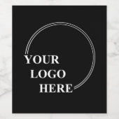 Gepersonaliseerd cadeau idee Creëer uw eigen ontwe Wijn Etiket (Enkel label)
