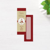 GEPERSONALISEERD CADEAU LABEL :: modern spotty tre Mini Visitekaartjes (Bureau)