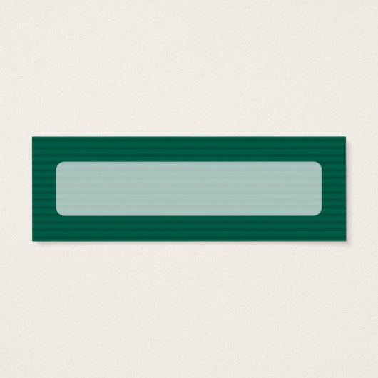 GEPERSONALISEERD CADEAU LABEL :: modern spotty tre Mini Visitekaartjes (Achterkant)