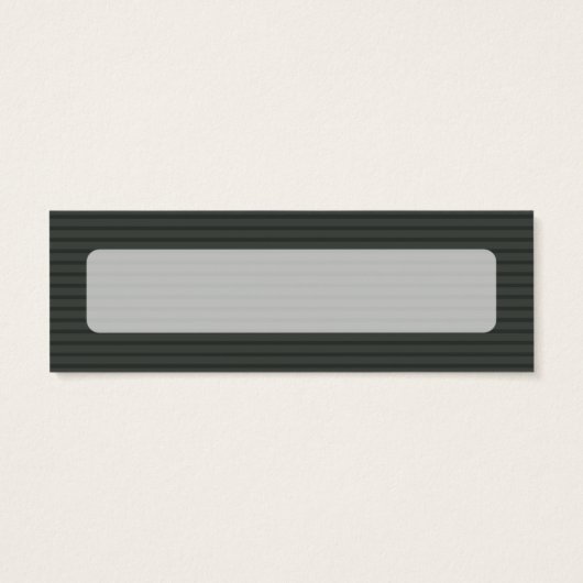 GEPERSONALISEERD CADEAU LABEL :: modern spotty tre Mini Visitekaartjes (Achterkant)