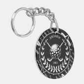 Gepersonaliseerd cadeau op de verjaardag van de go sleutelhanger (Voorkant Links)