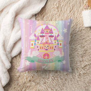 Gepersonaliseerd cadeau! Princess Castle Kussen