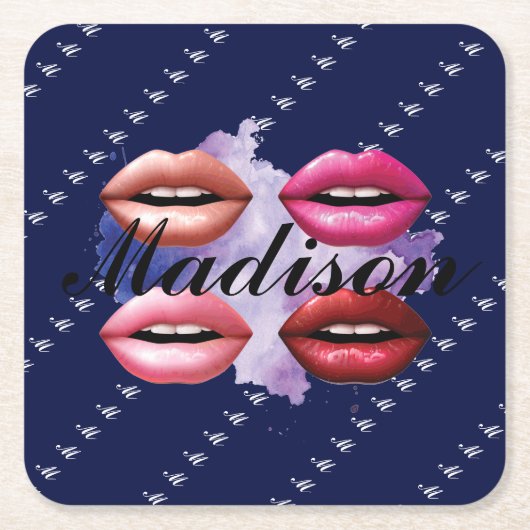 Gepersonaliseerd cadeau voor bruidsmeisje, bruilof kartonnen onderzetters (Voorkant)