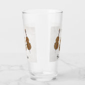 Gepersonaliseerd cadeau voor cello glas (Rechts)