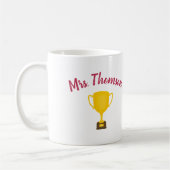 Gepersonaliseerd cadeau voor docenten, Beste leraa Koffiemok (Links)