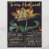 Gepersonaliseerd cadeau voor echtgenoot | Beste ca Menu (Voorkant)