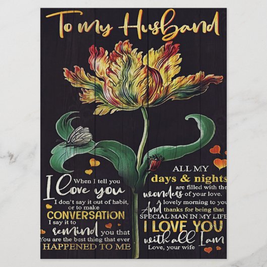 Gepersonaliseerd cadeau voor echtgenoot | Beste ca Menu (Voorkant)