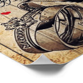 Gepersonaliseerd cadeau voor familie | Naar mijn C Poster (Hoek)