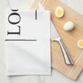 Gepersonaliseerd cadeau voor haar moeder oma Bufal Theedoek (Quarter Fold)