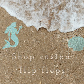 gepersonaliseerd, cadeau voor haar, strand, verjaa teenslippers