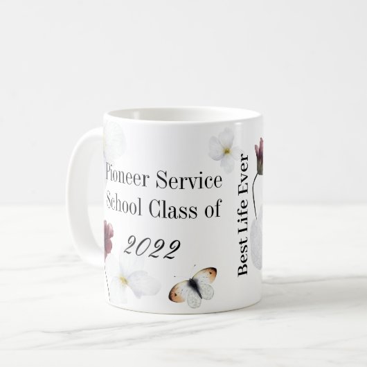 Gepersonaliseerd cadeau voor JW pionier 2022 Koffiemok (Voorkant links)