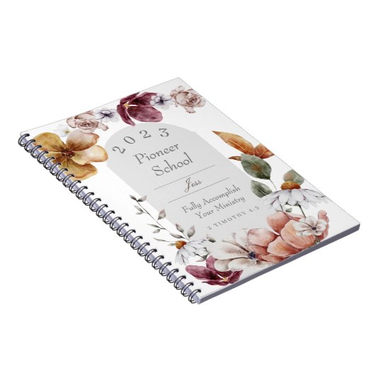 Gepersonaliseerd cadeau voor JW pionier Notitieboe Notitieboek (Rechterzijde)