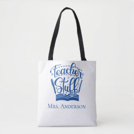 Gepersonaliseerd cadeau voor leraren tote bag