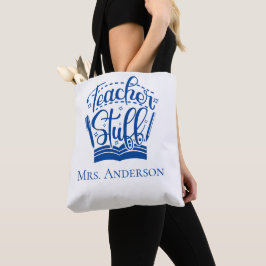 Gepersonaliseerd cadeau voor leraren tote bag