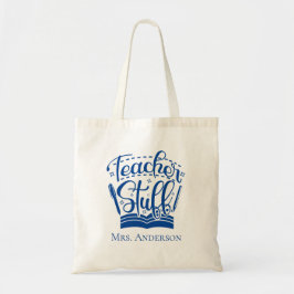 Gepersonaliseerd cadeau voor leraren tote bag