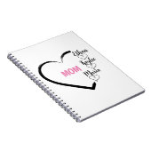 Gepersonaliseerd cadeau voor mama. Cadeau voor Moe Notitieboek (Rechterzijde)