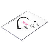 Gepersonaliseerd cadeau voor mama. Cadeau voor Moe Notitieboek (Linkerzijde)